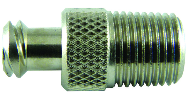 Luer-to-Threaded NPT connector Micro-Mate&#174; female Luer to 1/8-27 thread, nickel plated