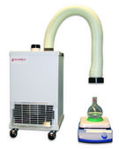 Aldrich® compact ductless air cleaning system heavy-duty flexible vent hose to portable fume hood, AC/DC input 230 V AC, UK plug (blower)