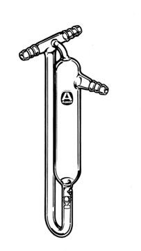 Aldrich&#174; check-valve bubbler T-inlet tube, side outlet