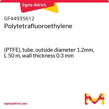 聚四氟乙烯 (PTFE), tube, outside diameter 1.2mm, L 50&#160;m, wall thickness 0.3&#160;mm