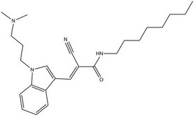 Dynamin Inhibitor V, 34-2 The Dynamin Inhibitor V, 34-2 controls the biological activity of Dynamin. This small molecule/inhibitor is primarily used for Membrane applications.