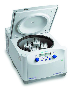 Eppendorf&#174; Centrifuge 5702/5702R/5702RH 5702RH, refrigerated/heated, with rotor A-4-38 and 4 x 85&nbsp;mL round bucket, rotary knobs, AC/DC input 120 V, 60 Hz, US 3-pin plug (US)