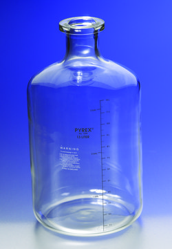 Pyrex&#174; graduated solution bottle capacity 19&#160;L