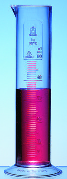 BRAND&#174; graduated cylinder low form embossed scale volume 250&#160;mL, polypropylene