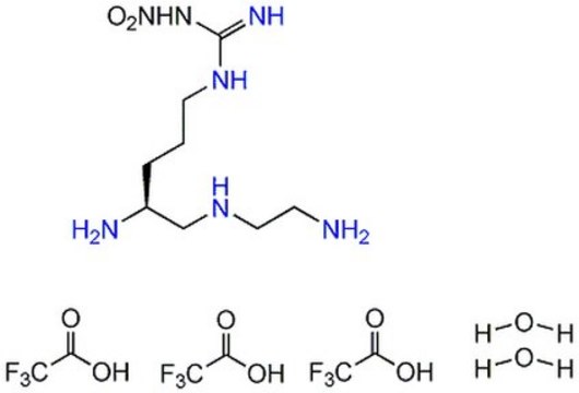 一氧化氮合酶，神经元抑制剂I The Nitric Oxide Synthase, Neuronal Inhibitor I, also referenced under CAS 357965-99-2, controls the biological activity of neuronal Nitric Oxide Synthase. This small molecule/inhibitor is primarily used for Inflammation/Immunology applications.