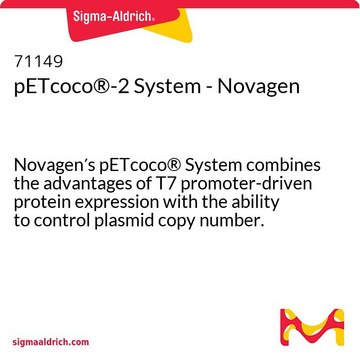 pETcoco&#174;-2 System - Novagen Novagen&#8242;s pETcoco&#174; System combines the advantages of T7 promoter-driven protein expression with the ability to control plasmid copy number.