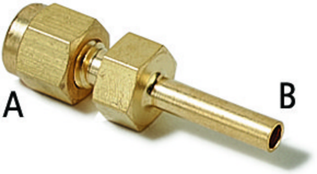 Swagelok&#174; Reducer Swagelok&#174; 400-R-2, brass, 1/4 in. Swagelok, for 1/8 in. tube