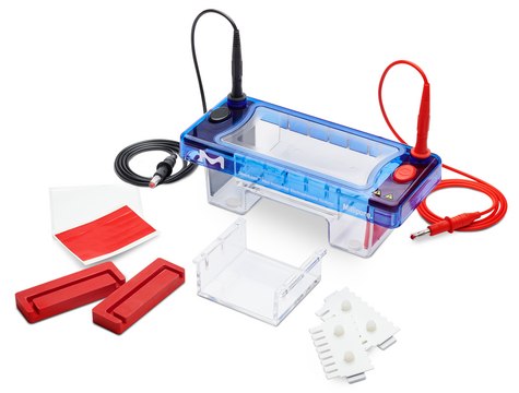 DirectLoad&#8482; Mini Horizontal Electrophoresis System, with 7x7cm and 7x10cm gel trays for agarose gel DNA and RNA horizontal electrophoresis