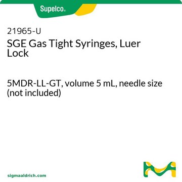 SGE 旋转锁定气密注射器 5MDR-LL-GT, volume 5&#160;mL, needle size (not included)