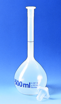 BRAND&#174;容量瓶，PP volume 250&#160;mL, accuracy: 0.3&#160;mL