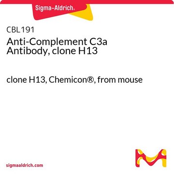 抗补体C3a抗体，克隆H13 clone H13, Chemicon&#174;, from mouse