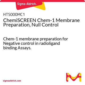 ChemiSCREEN Chem-1 Membrane Preparation, Null Control Chem-1 membrane preparation for Negative control in radioligand binding Assays.