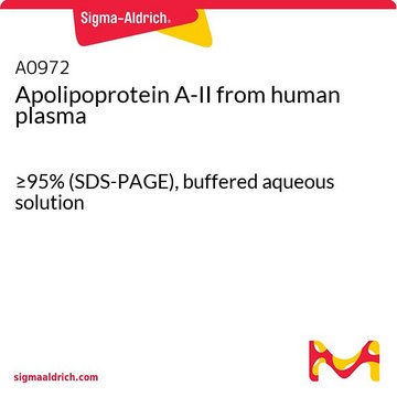 Apolipoprotein A-II from human plasma &#8805;95% (SDS-PAGE), buffered aqueous solution