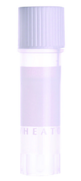 WHEATON&#174; CryoELITE&#174; cryovial with Loctagon&#8482; Vial Skirt and label patch conical bottom polypropylene, capacity (0.5&#160;mL), external thread, sterile; &#947;-irradiated