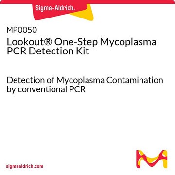 Lookout&#174; One-Step Mycoplasma PCR Detection Kit Detection of Mycoplasma Contamination by conventional PCR