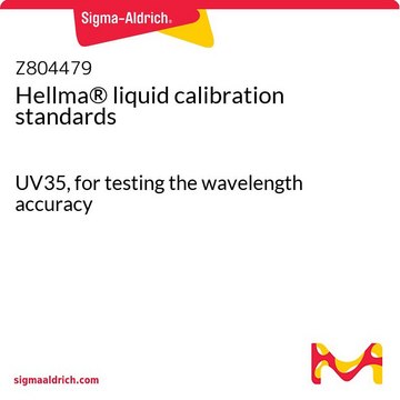 Hellma&#174; liquid calibration standards UV35, for testing the wavelength accuracy