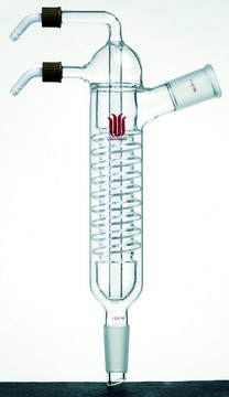 Synthware&#8482; Friedrichs condenser with removable hose connections top joint: ST/NS 24/40, bottom joint: ST/NS 24/40