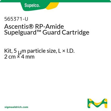 Ascentis&#174; RP-Amide Supelguard 保护柱 Kit, 5&#160;&#956;m particle size, L × I.D. 2&#160;cm × 4&#160;mm