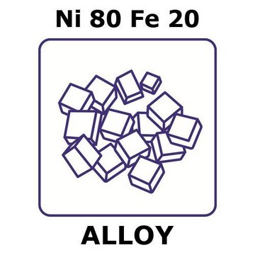 Nickel-iron alloy, Ni80Fe20 50g lump, 5mm max. lump size, pellets