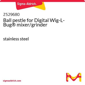 球形研杵&#65292;用于数字 Wig-L-Bug&#174; 混合器/研磨器 stainless steel