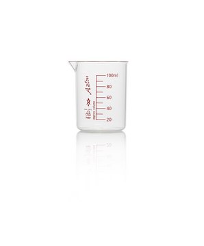 Azlon Graduated Griffin-Style Low Form Beakers polymethylpentene, capacity 100&#160;mL