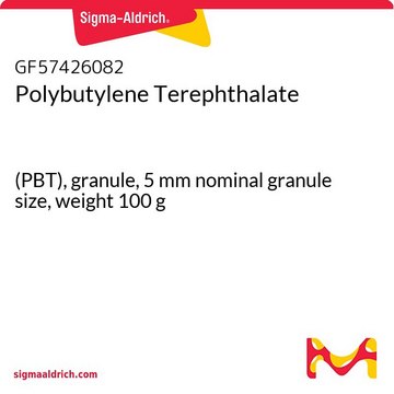 Polybutylene Terephthalate (PBT), granule, 5&#160;mm nominal granule size, weight 100&#160;g