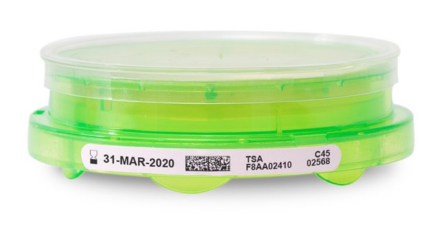 Milliflex Oasis&#174; Culture Media Plate suitable for (Tryptic soy media plates for aerobic and anaerobic microflora)