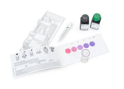 Oxygen Test in freshwater and seawater colorimetric, 1-12&#160;mg/L (O2), for use with MCOLORTEST&#174;