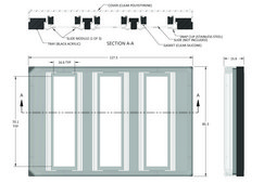 Grace Bio-Labs ProPlate® microarray system tray set size 1 well, with stainless steel spring clips