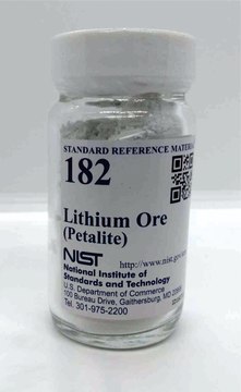 Lithium ore (petalite) NIST&#174; SRM&#174; 182