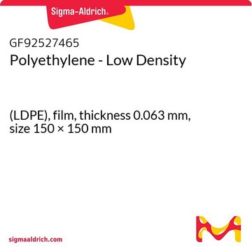 Polyethylene - Low Density (LDPE), film, thickness 0.063&#160;mm, size 150 × 150&#160;mm