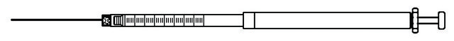 Hamilton&#174; 注射器&#65292;800 系列&#65292;可拆卸针头 825RN, volume 250&#160;&#956;L, needle size 22s ga (bevel tip), needle L 51&#160;mm (2&#160;in.)