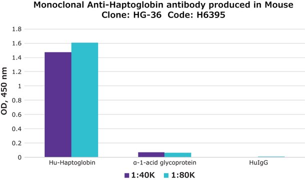 Monoclonal Anti-Haptoglobin antibody produced in mouse clone HG-36, ascites fluid