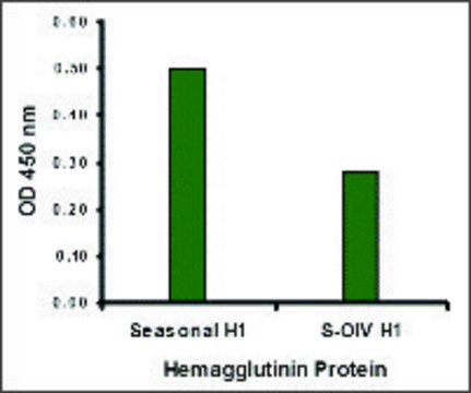 Anti-Seasonal H1N1 Hemagglutinin antibody produced in rabbit affinity isolated antibody, buffered aqueous solution