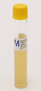 Sabouraud Dextrose Agar ready-to-use, tube volume 18&#160;mL , filling volume