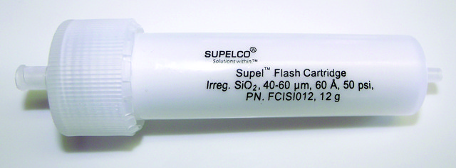 Supel&#8482; 层析色谱柱 40-63&#160;&#956;m, matrix active group silica, bed wt. 12&#160;g, for use with Isco and Analogix flash systems