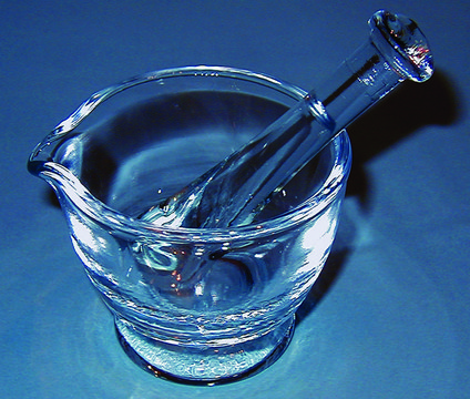 Glass mortar and pestle capacity 30&#160;mL