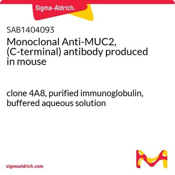 Monoclonal Anti-MUC2, (C-terminal) antibody produced in mouse clone 4A8, purified immunoglobulin, buffered aqueous solution