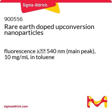 稀土掺杂上转换纳米颗粒 fluorescence &#955;em&#160;540&#160;nm (main peak), 10&#160;mg/mL in toluene