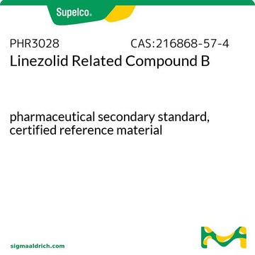 Linezolid Related Compound B pharmaceutical secondary standard, certified reference material