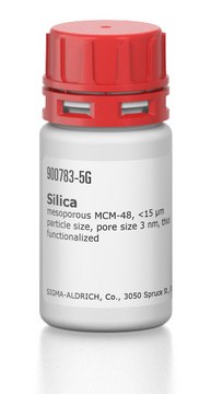 Silica mesoporous MCM-48, &lt;15&#160;&#956;m particle size, pore size 3&#160;nm, thiol functionalized