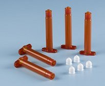 Barrel and piston 3 mL, amber, suitable for 3D bioprinters, 100/box