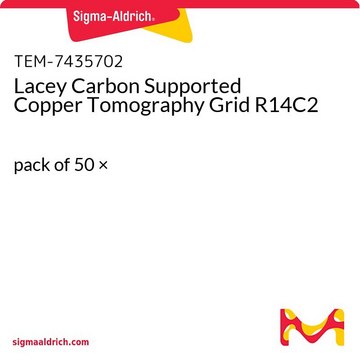 Lacey Carbon Supported Copper Tomography Grid R14C2 pack of 50 ×