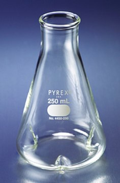 Pyrex&#174; baffled shaker flasks with heavy tooled rim capacity 125&#160;mL