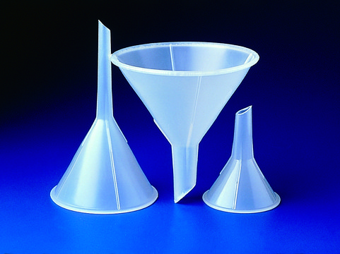 Scienceware&#174; heavy-duty lab-type polypropylene funnel capacity 3,845&#160;mL