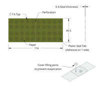 Grace Bio-Labs adhesive seal tabs for SecureSeal™ hybridization chambers diam. 7.62 mm