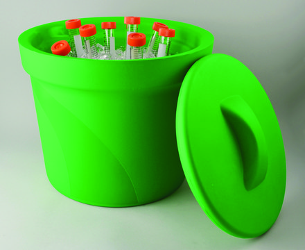 Magic Touch 2&#8482; ice bucket with lid capacity 4.0&#160;L, green, pack of 1&#160;ea