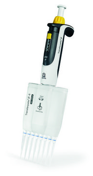 BRAND&#174; Transferpette&#174; S Multichannel Pipette volume (0.5-10&#160;&#956;L), 8-channel, adjustable volume, M8-10, DE-M