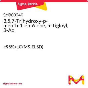 3,5,7-Trihydroxy-p-menth-1-en-6-one, 5-Tigloyl, 3-Ac &#8805;95% (LC/MS-ELSD)