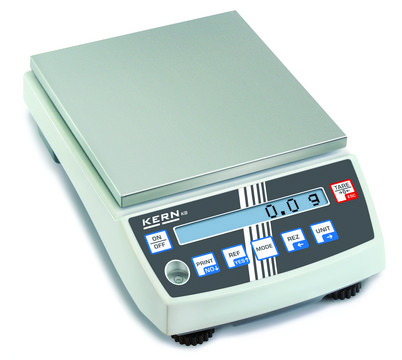 Kern KB series precision balances Kern KB 10000-1N, weighing capacity 10000&#160;g, accuracy: 0.1&#160;g, precision: ±0.3&#160;g